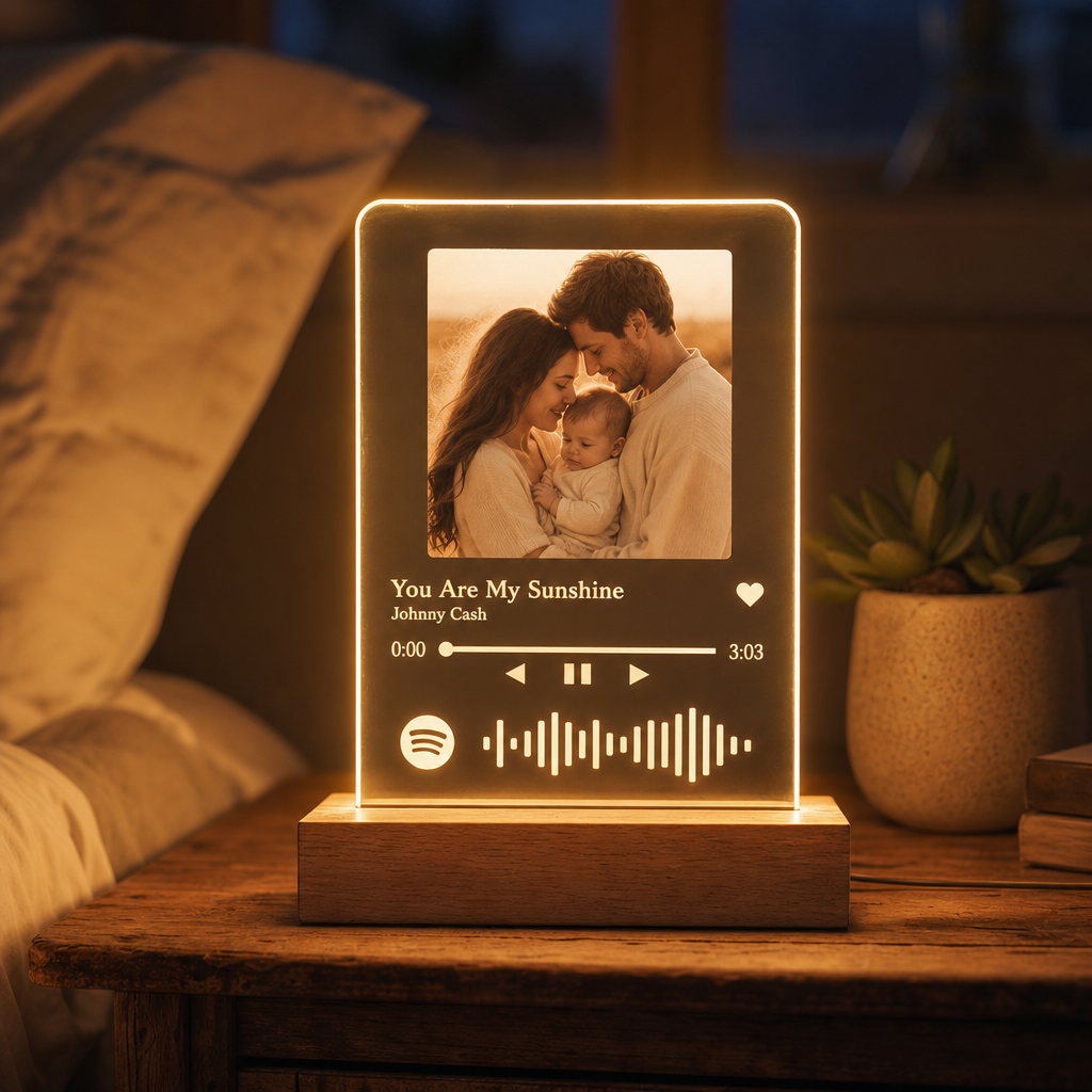 Lampe photo LED personnalisée