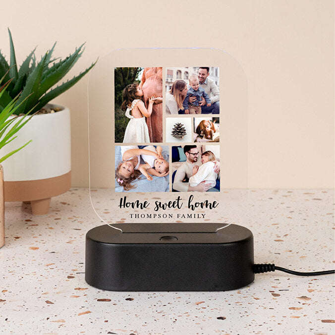 Lampe photo LED personnalisée