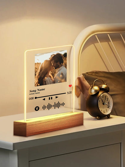 Lampe photo LED personnalisée