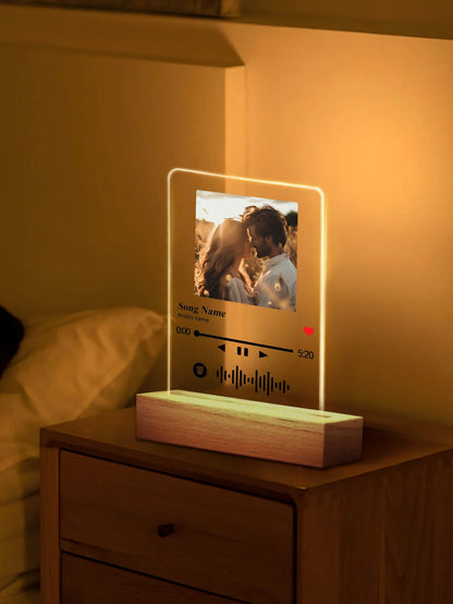 Lampe photo LED personnalisée
